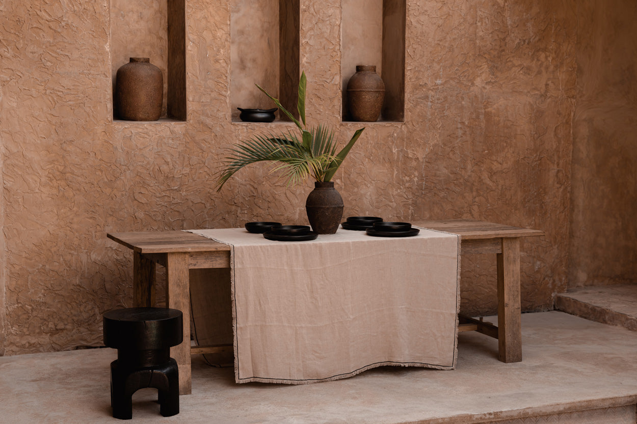 Tafelkleed Skodal Naturel 150x300 cm - Afbeelding 5