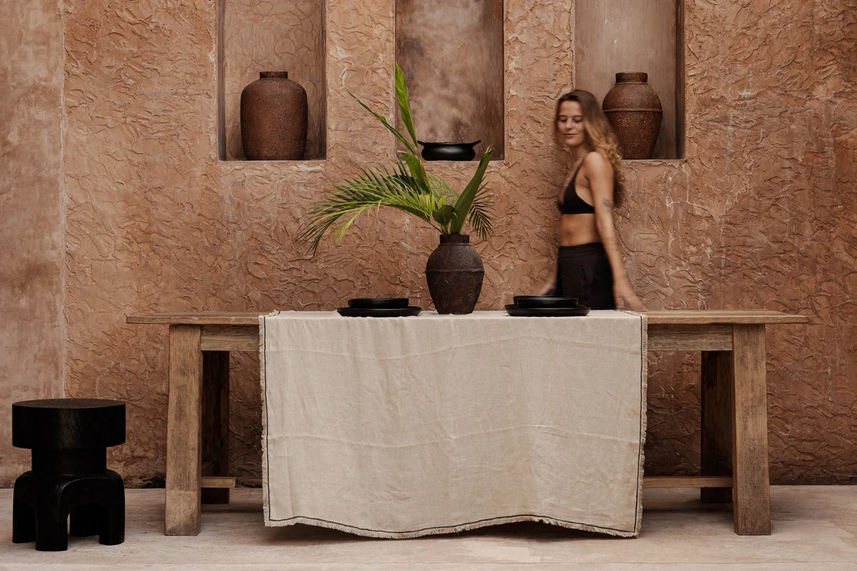 Tafelkleed Skodal Naturel 150x300 cm - Afbeelding 6