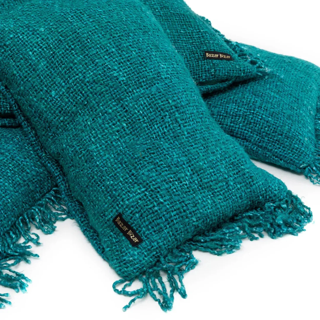 Kussenhoes Grerir Aqua 35x100 cm - Afbeelding 4
