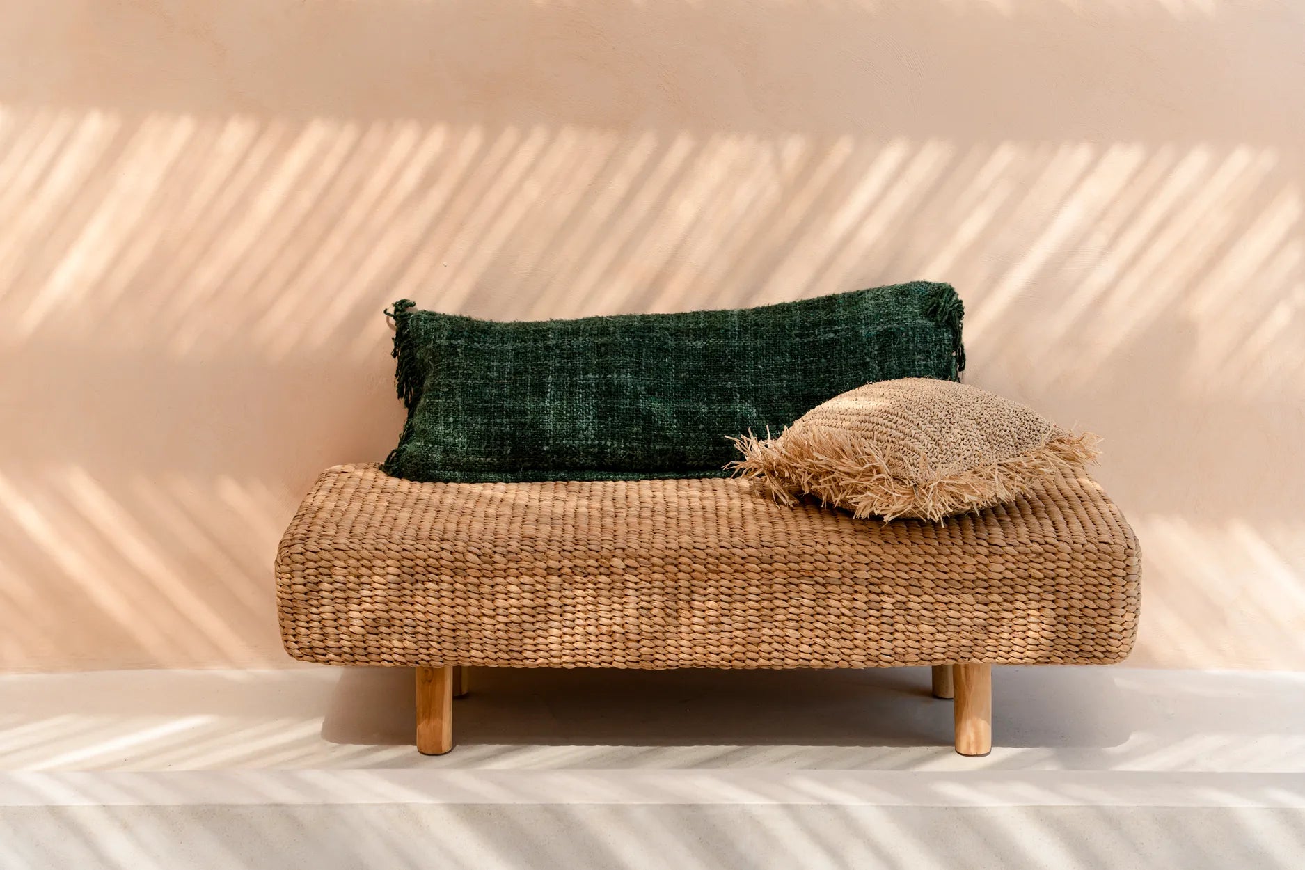Kussenhoes Sunny Groen 35x100 cm - Afbeelding 2
