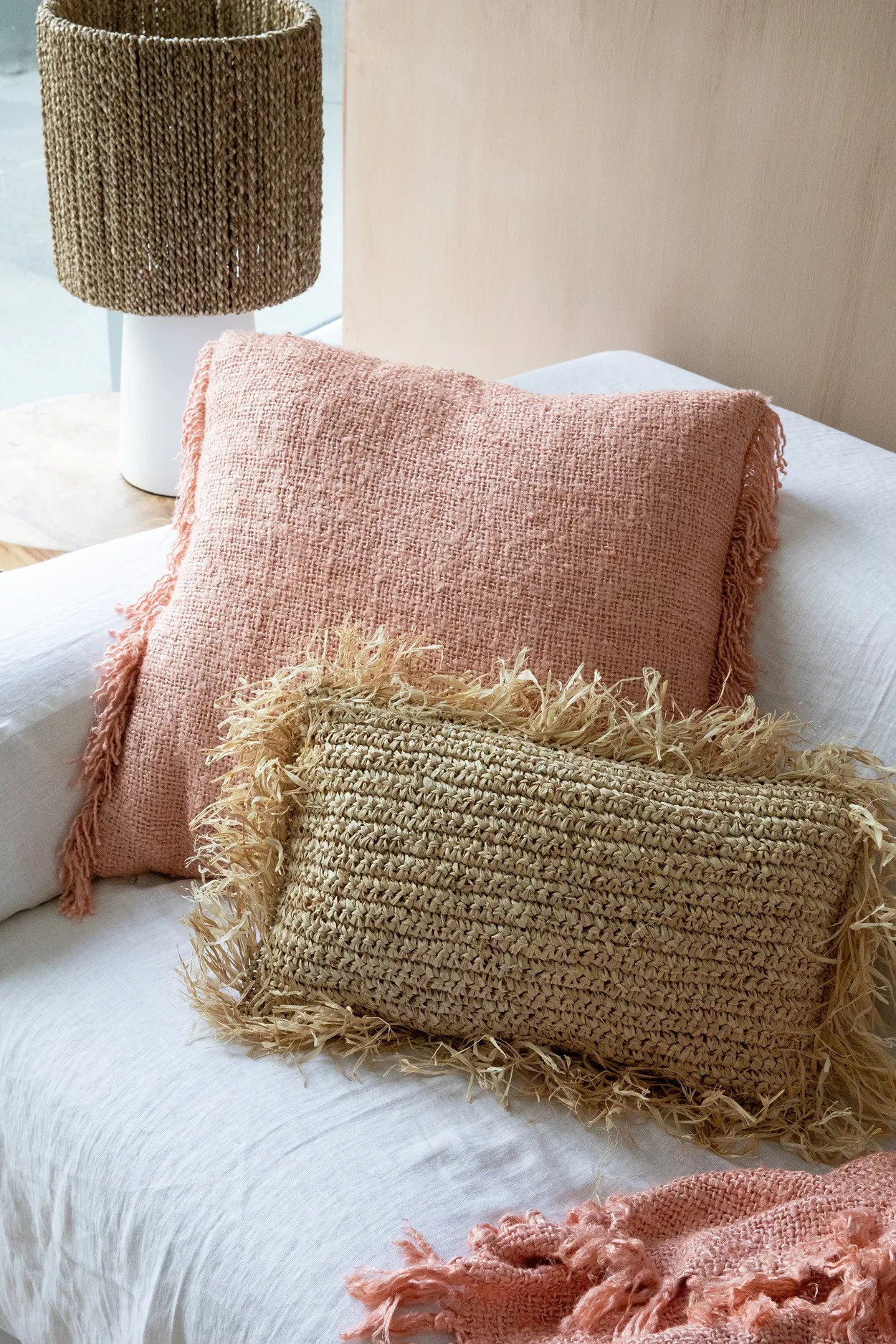 Kussenhoes Praullen Roze 60x60 cm - Afbeelding 2