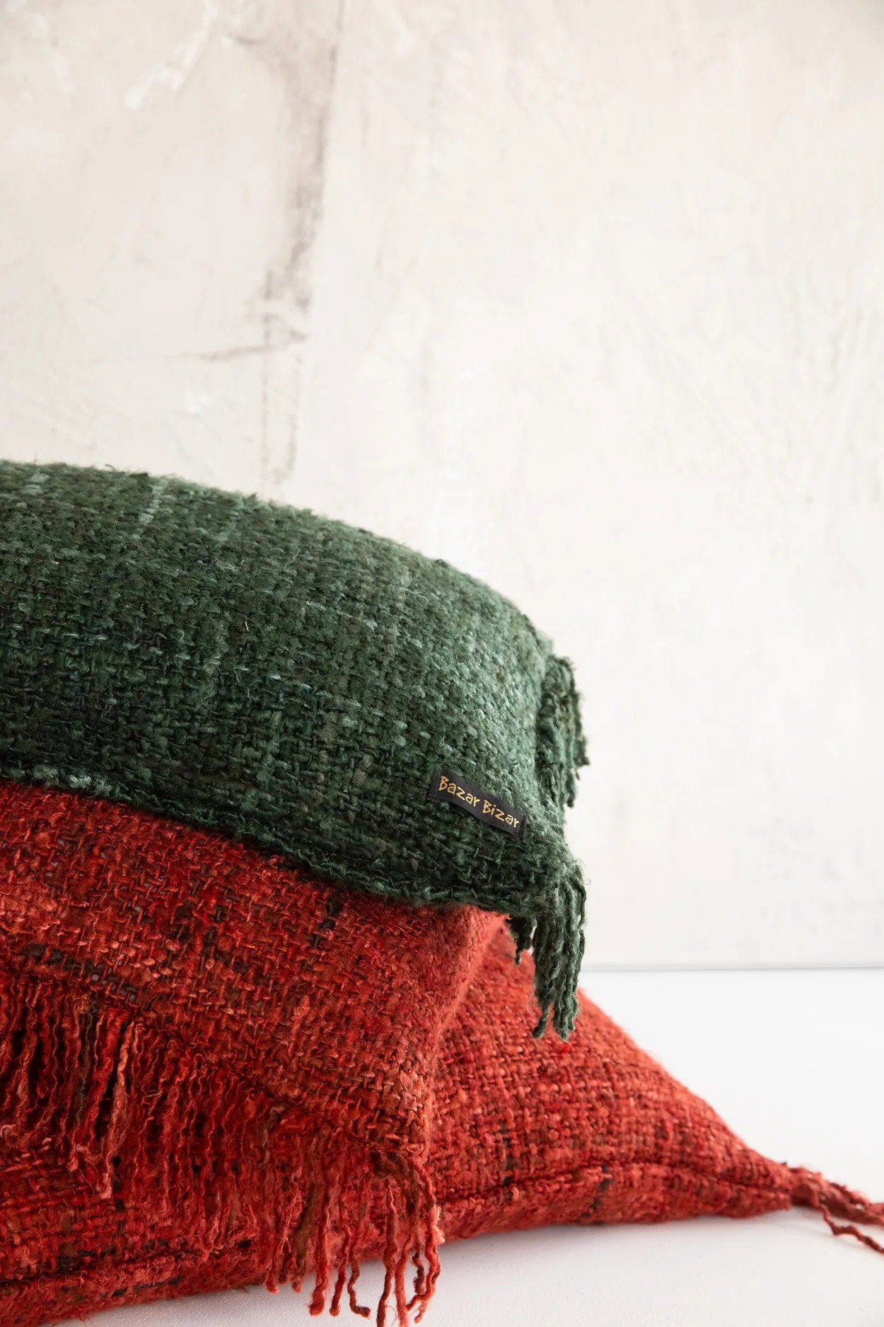 Kussenhoes Leinsello Rood 60x60 cm - Afbeelding 4