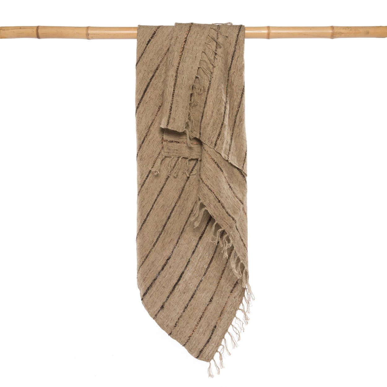 Plaid Selvang Beige - Afbeelding 7