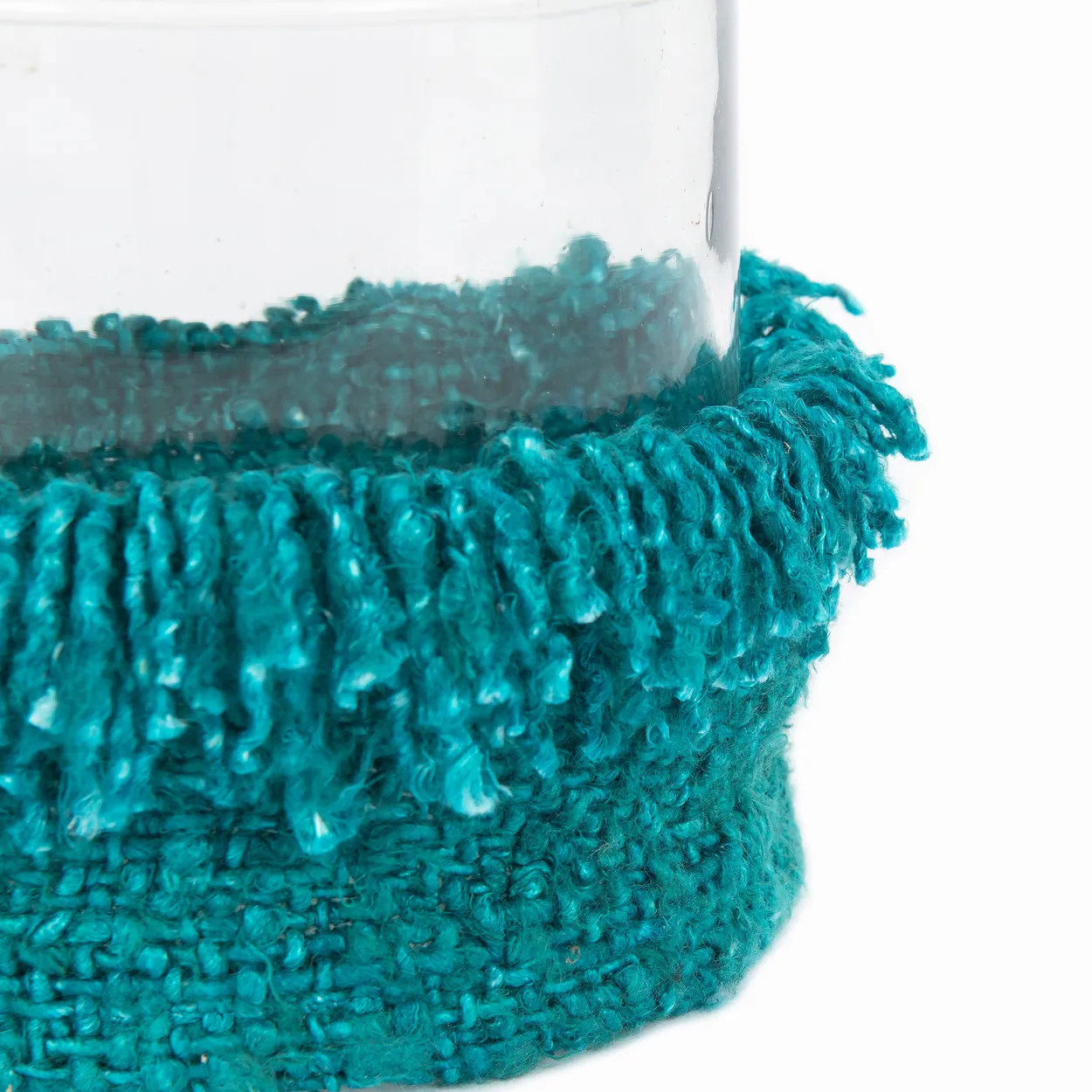 Kandelaar Cunsio Katoen Aqua H15 cm - Afbeelding 3