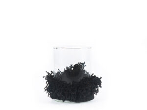 Kandelaar Hobak Velvet Zwart H12 cm