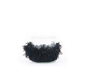 Kandelaar Stoornano Velvet Zwart H8 cm