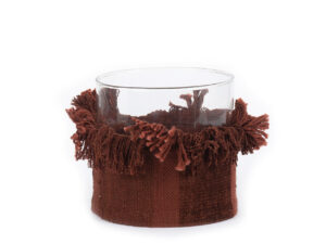 Kaarsenhouder Kledy Velvet Bordeaux