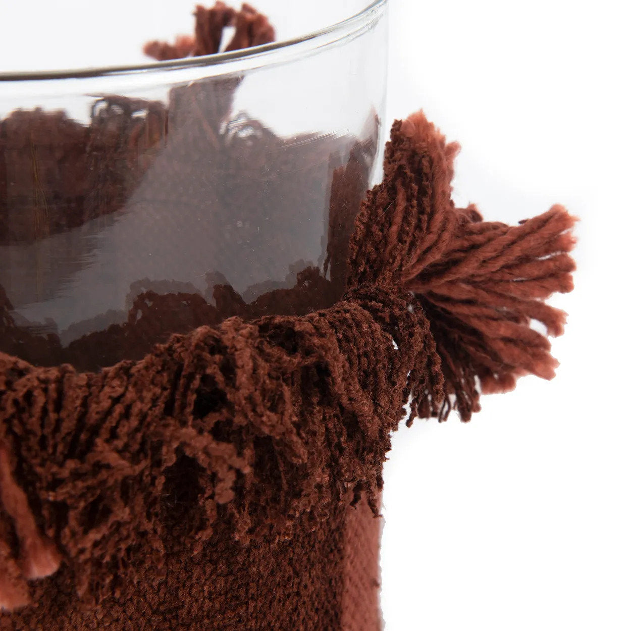 Kaarsenhouder Kledy Velvet Bordeaux - Afbeelding 2