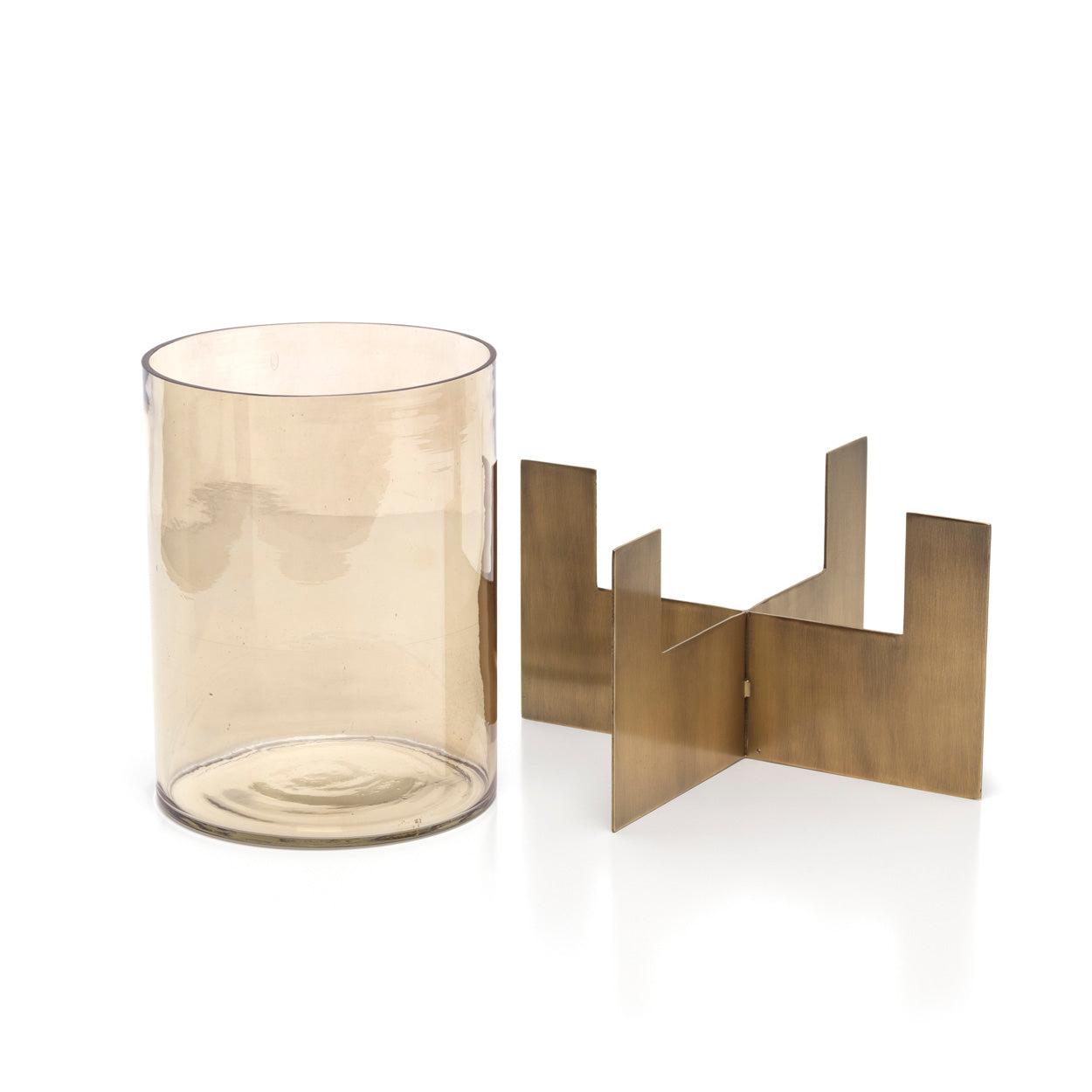 Kandelaar Skeelvon Glas Goud - Afbeelding 3