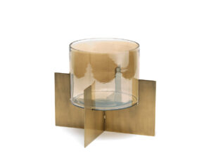 Kandelaar Maandin Glas Goud