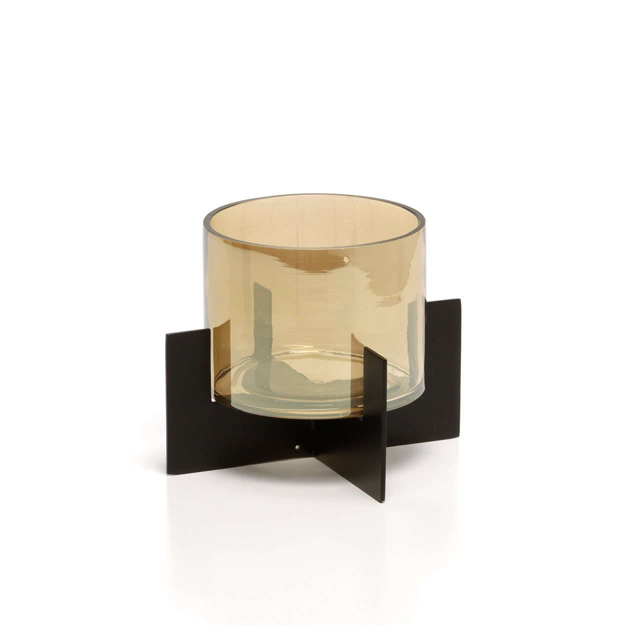Kandelaar Flaurmel Glas Zwart