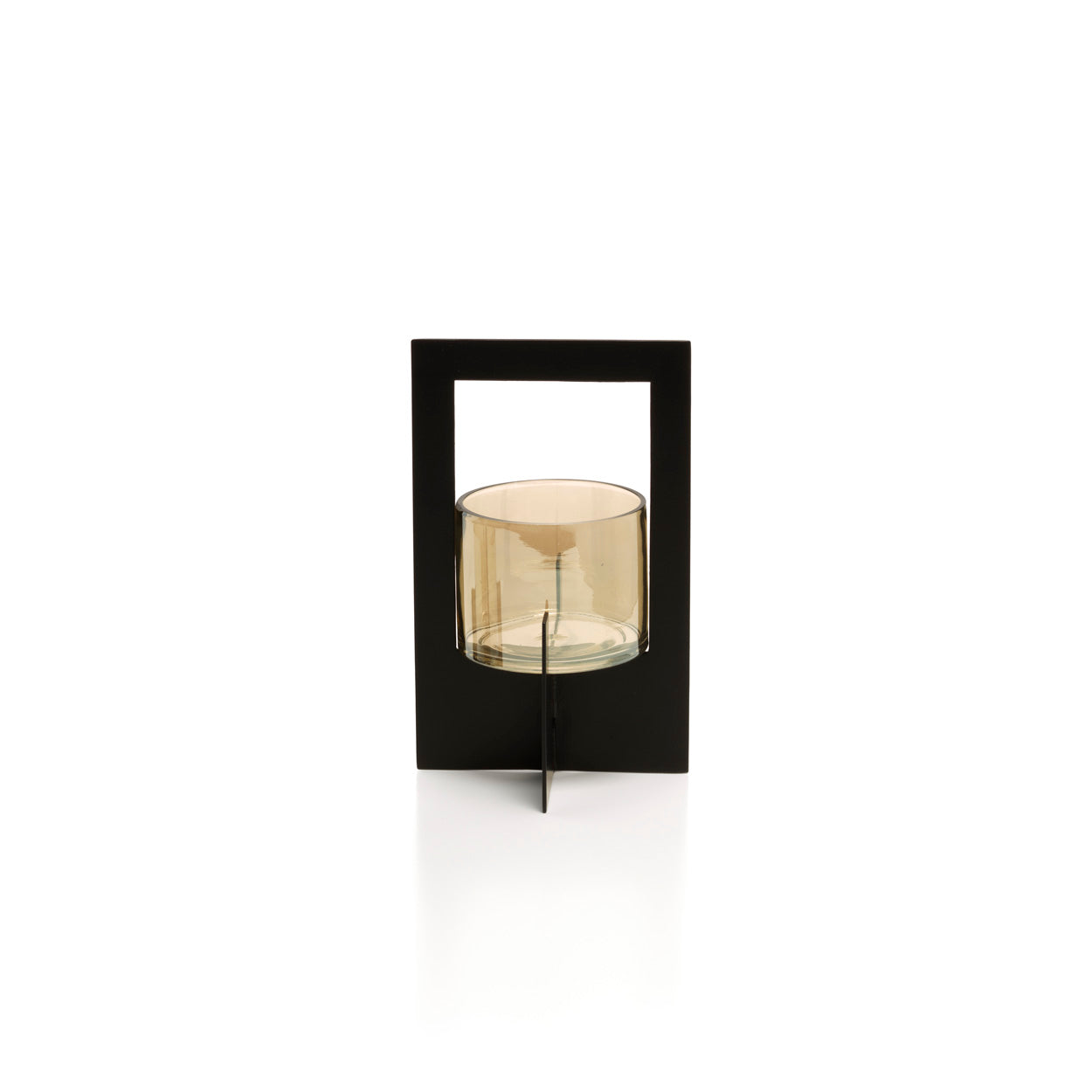 Windlicht Traasos Glas Zwart - Afbeelding 3