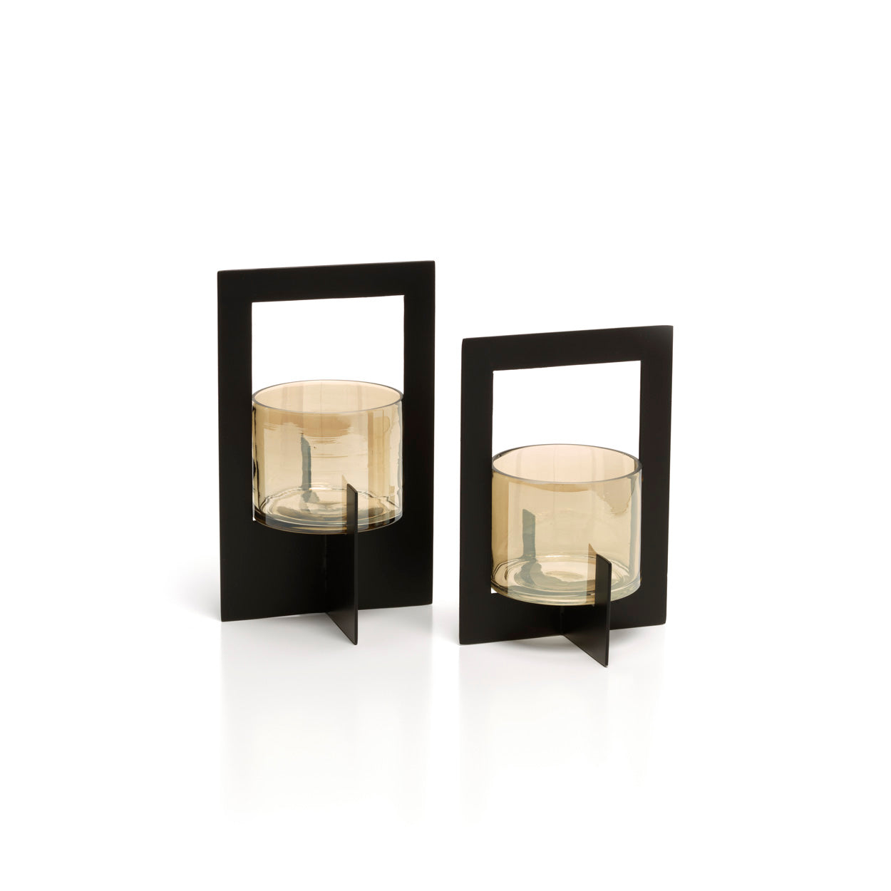Windlicht Traasos Glas Zwart - Afbeelding 5