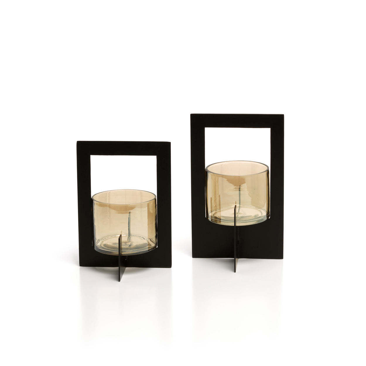 Windlicht Traasos Glas Zwart - Afbeelding 6