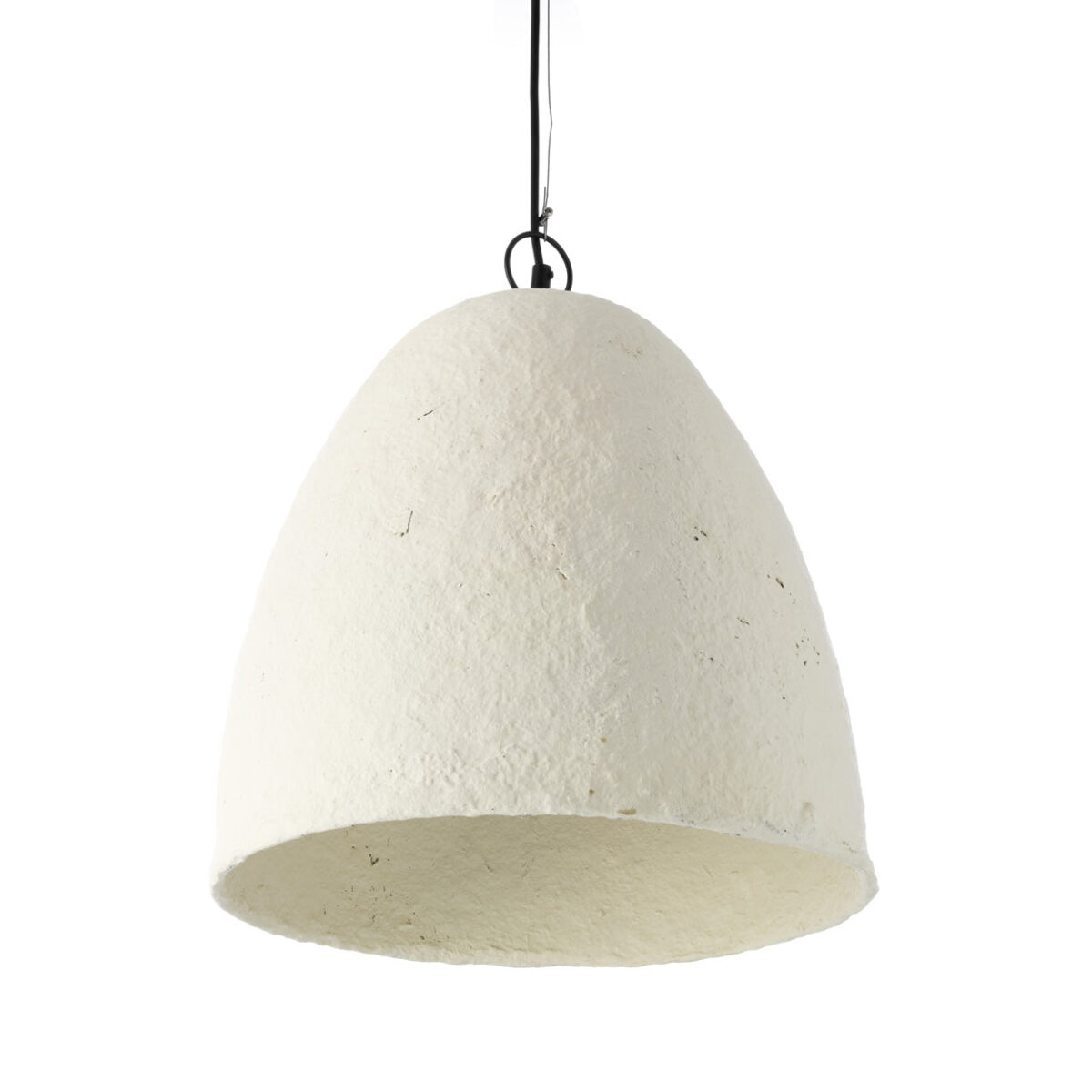 Hanglamp Siebal wit hout – foto 2