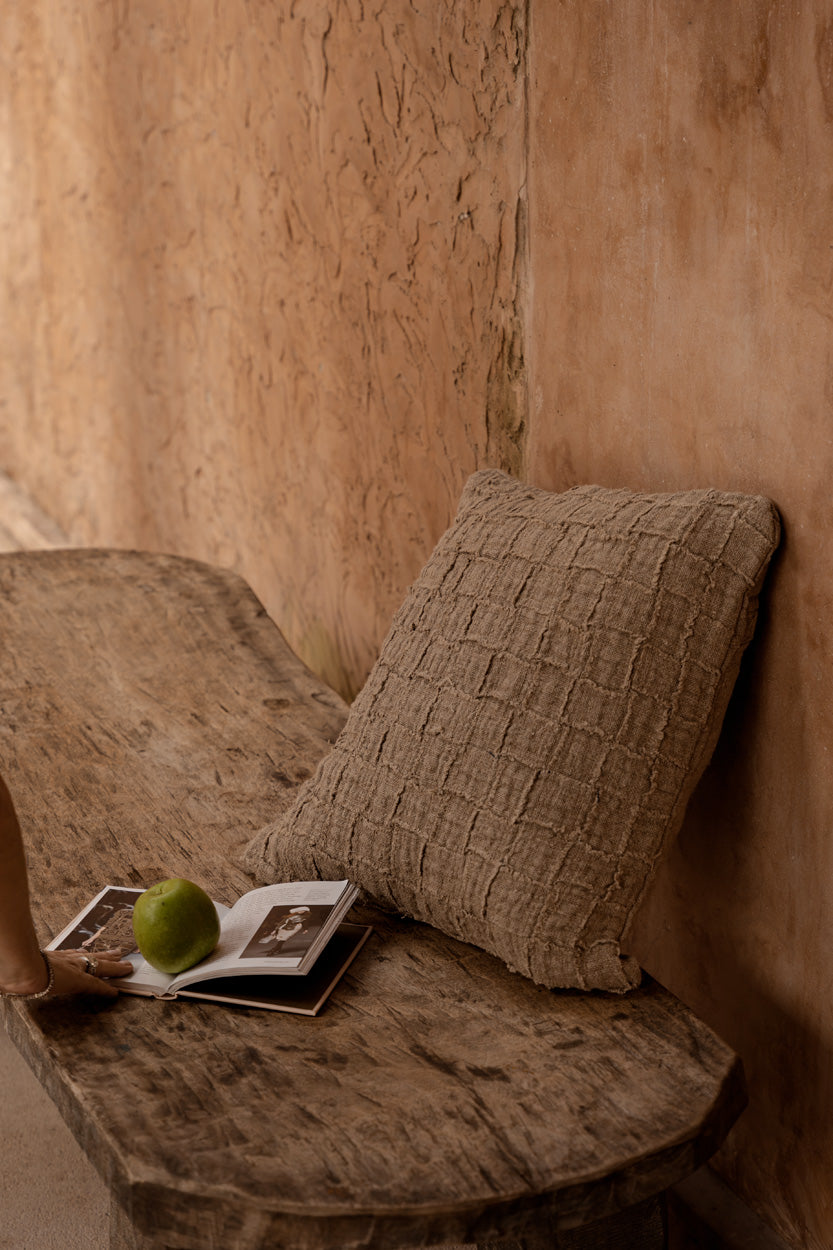 Kussenhoes Vernone Naturel - Afbeelding 3