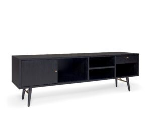 TV-meubel Jimang Zwart