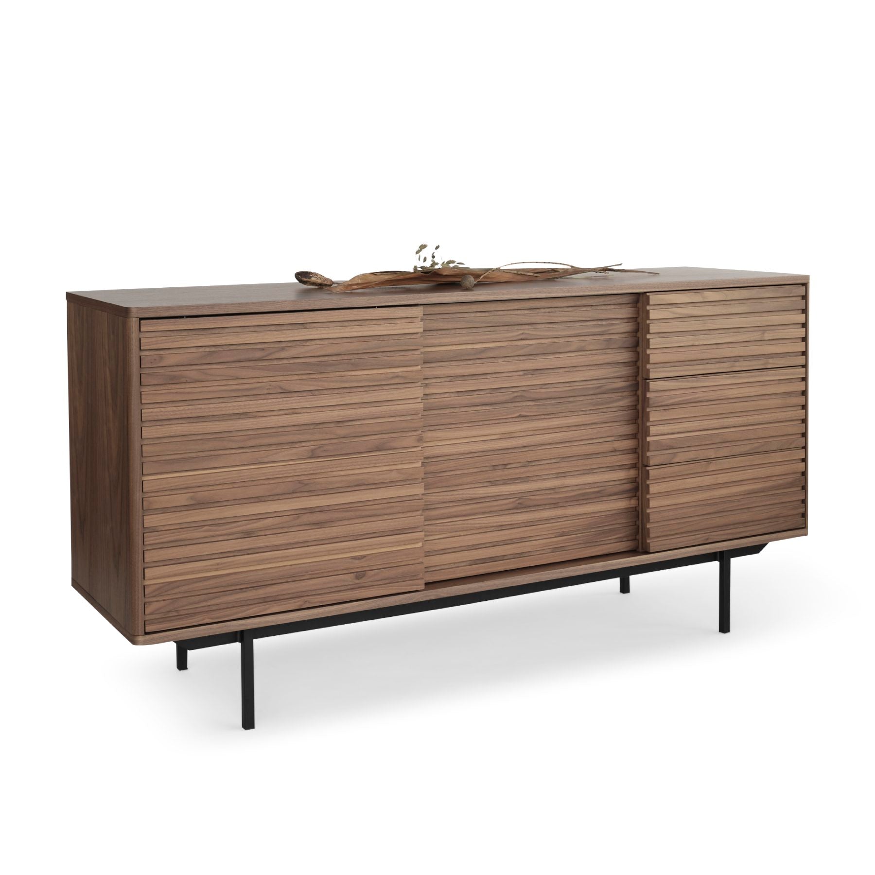 Dressoir Doolvak Zwart