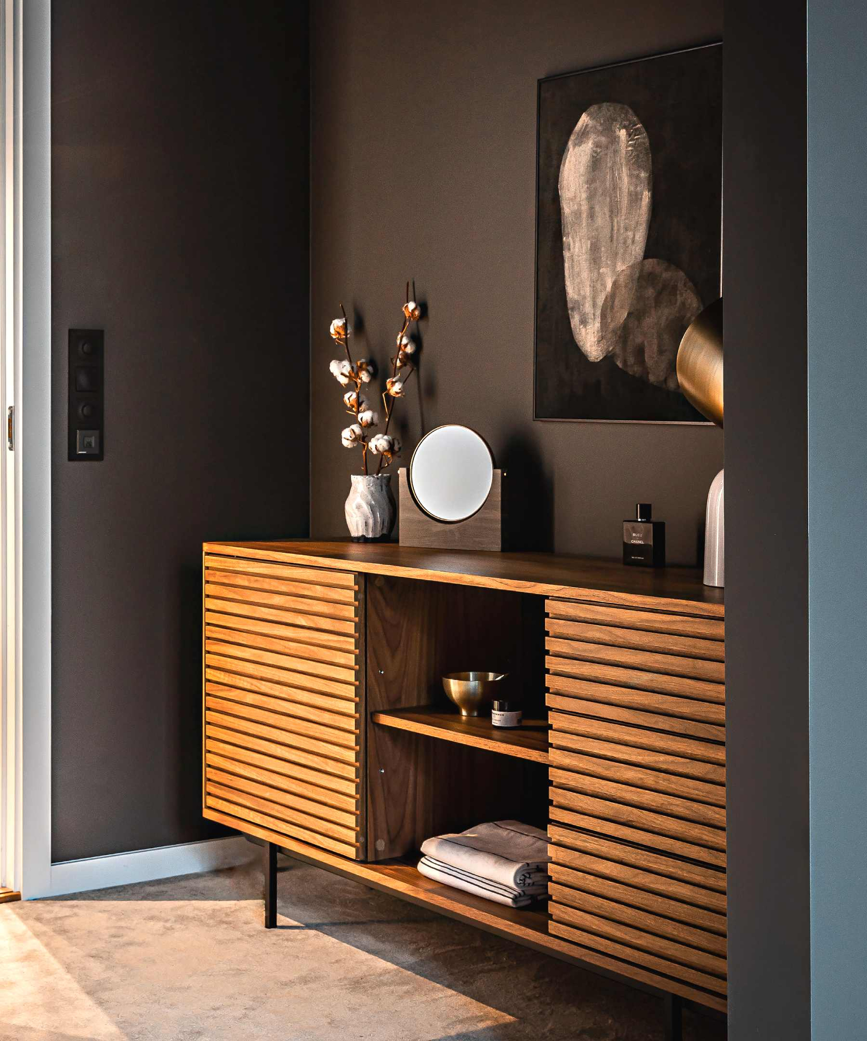 Dressoir Doolvak Zwart - Afbeelding 5