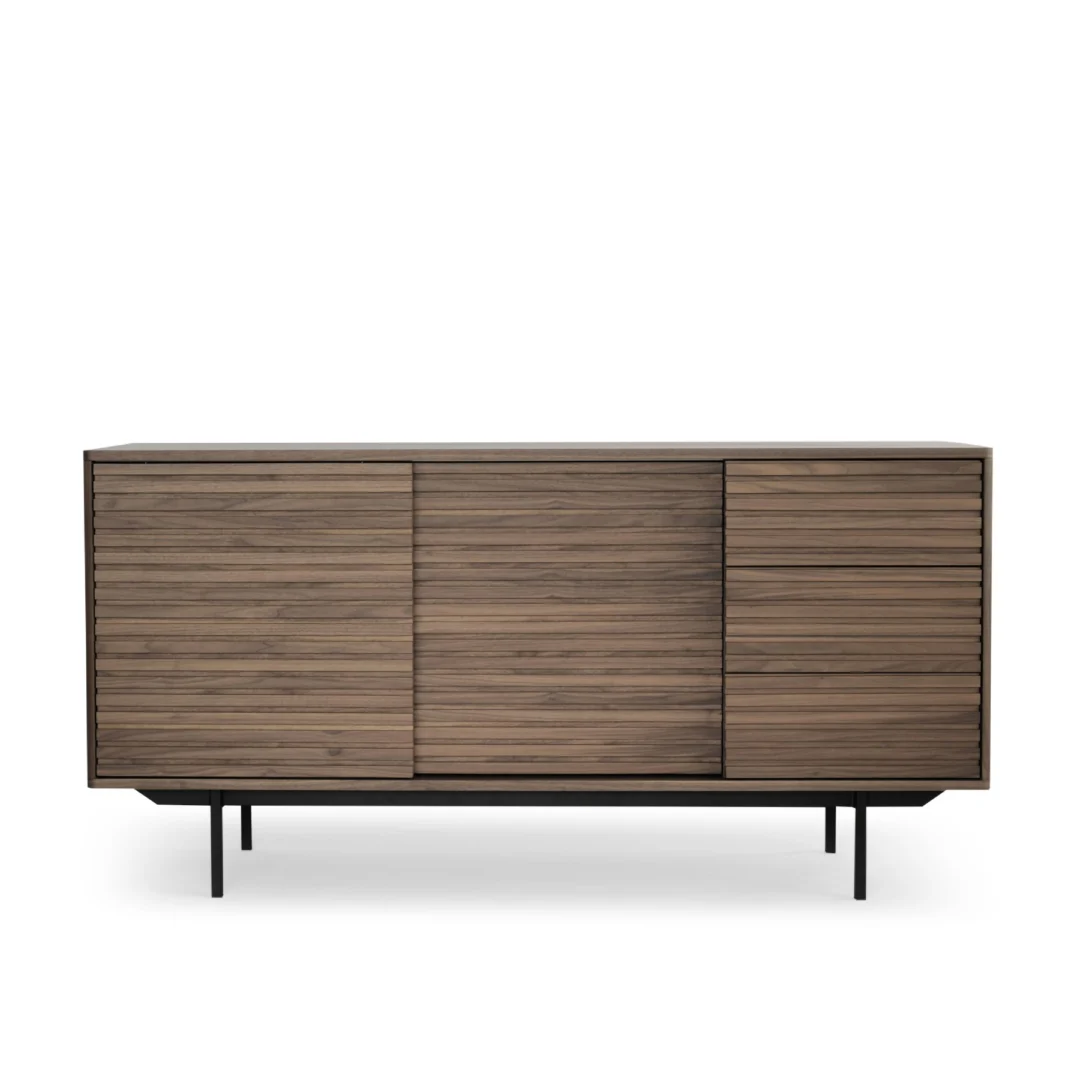 Dressoir Doolvak Zwart - Afbeelding 8