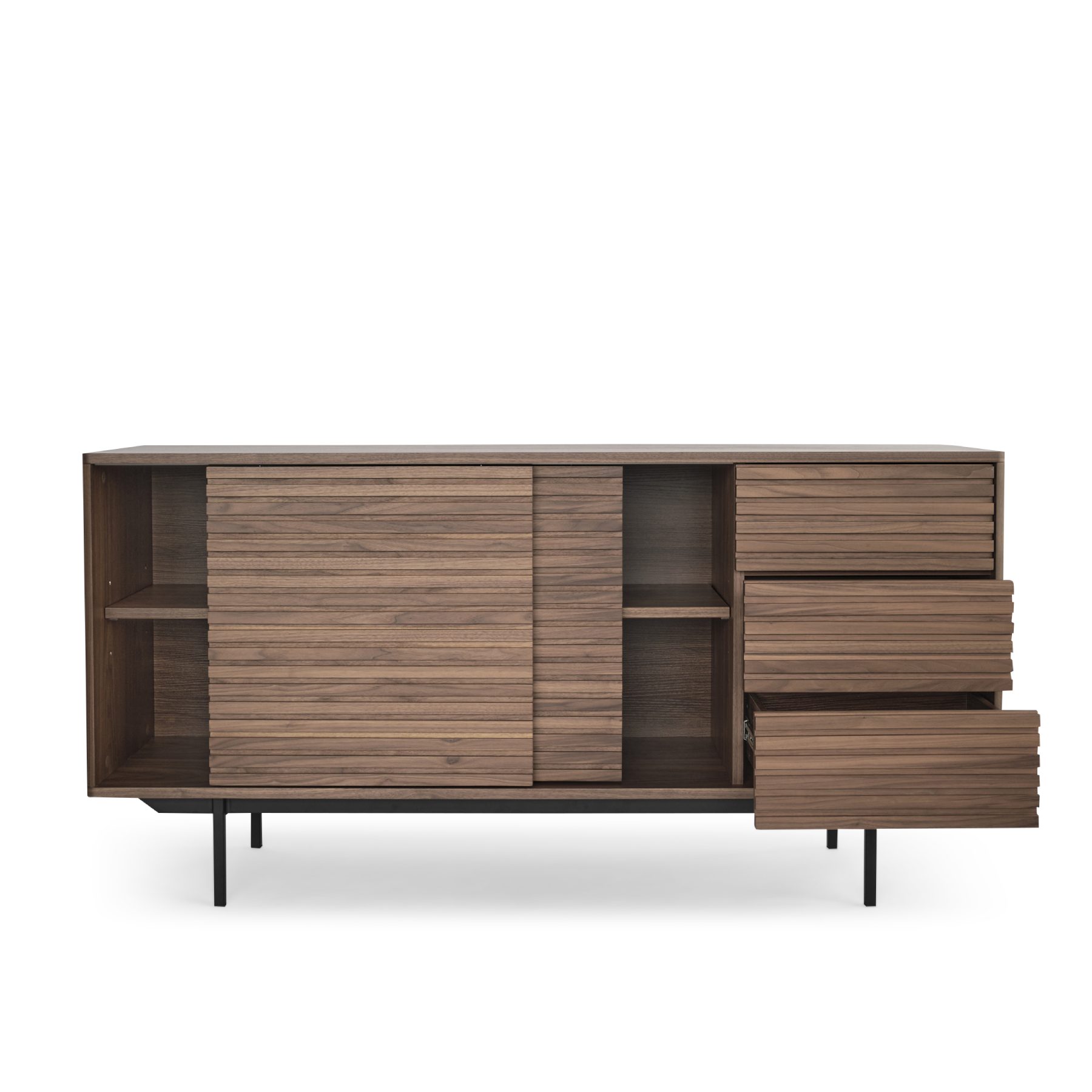 Dressoir Doolvak Zwart - Afbeelding 9