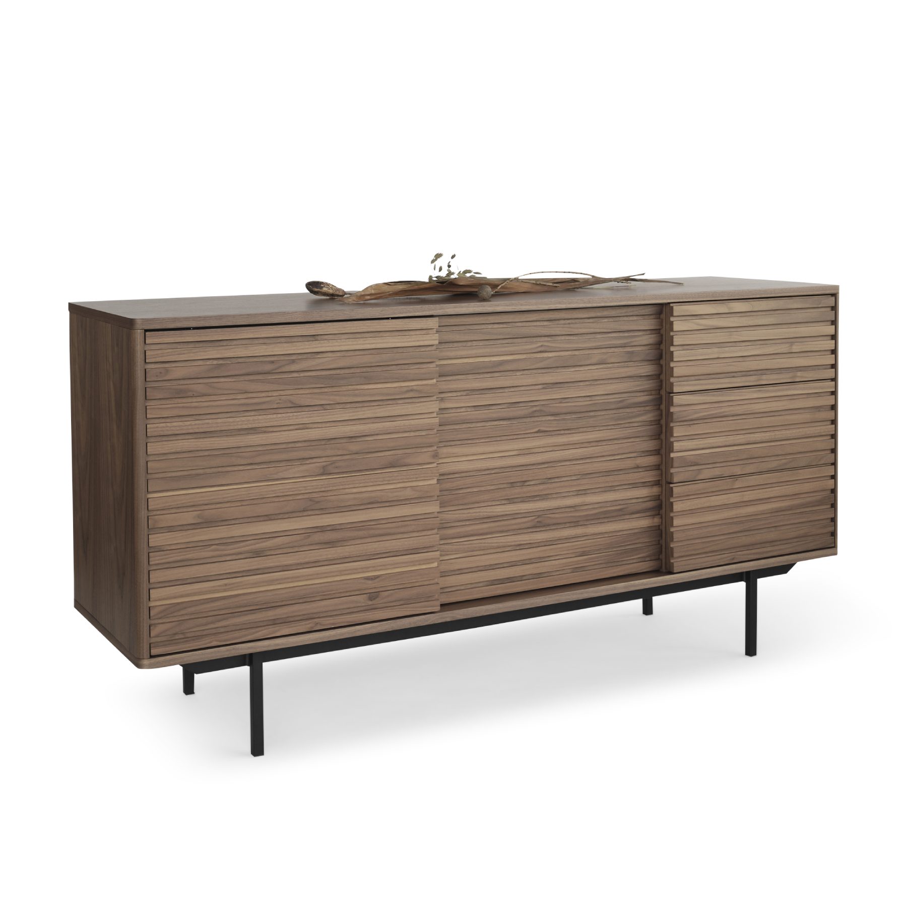 Dressoir Doolvak Zwart - Afbeelding 10