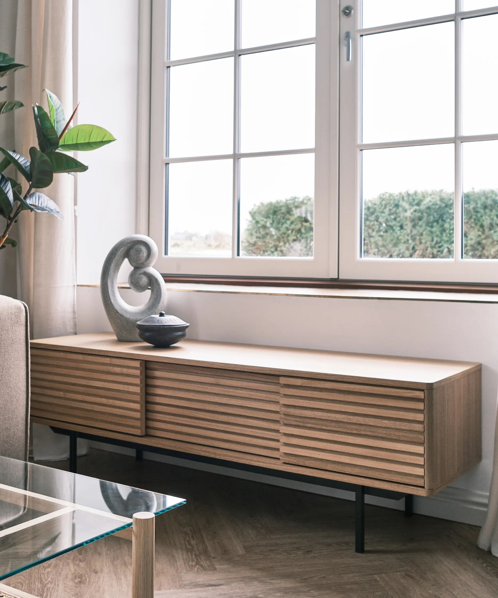 TV-meubel Pruvella Naturel - Afbeelding 3