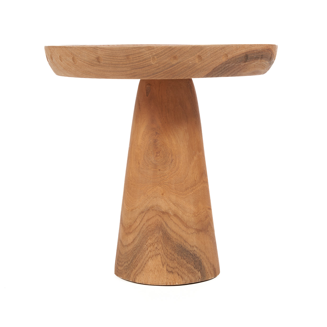 Schaal Fundane Teak Naturel