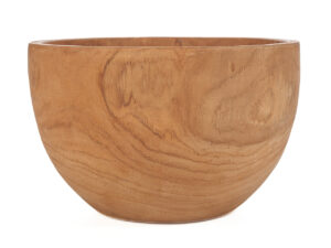 Kom Haantel Teak Naturel