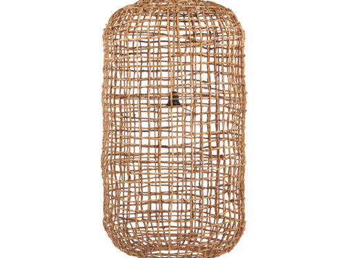 Hanglamp Raurme Naturel van bananenblad met luchtige, geweven structuur en warme natuurlijke uitstraling