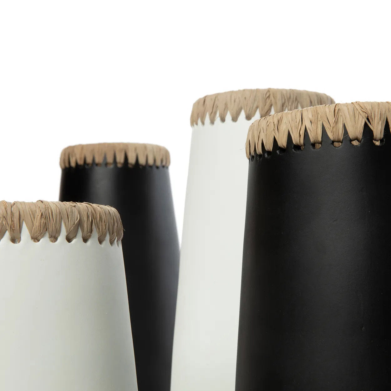 Vaas Lauvone Raffia Zwart - Afbeelding 7