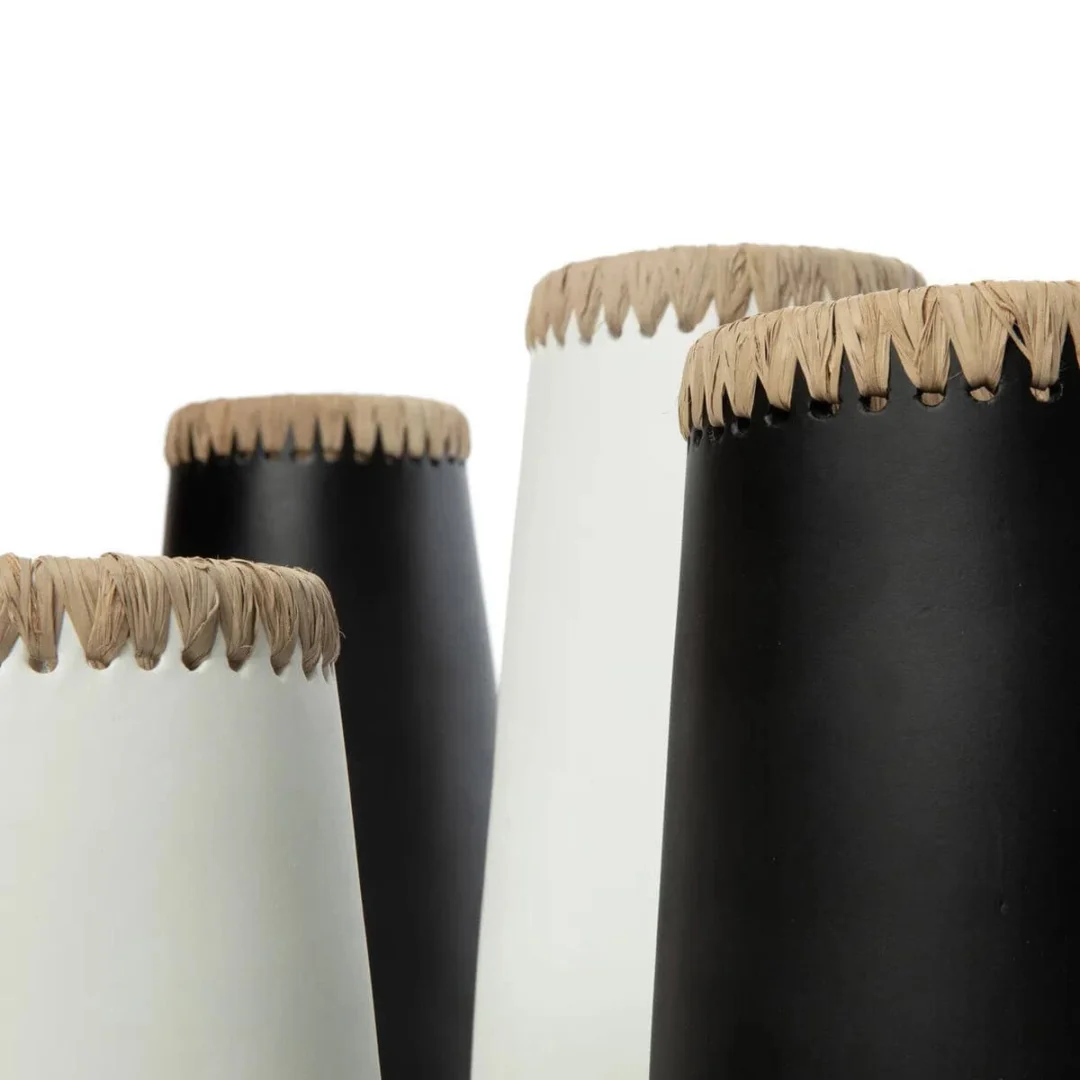 Vaas Lauvone Raffia Zwart - Afbeelding 7