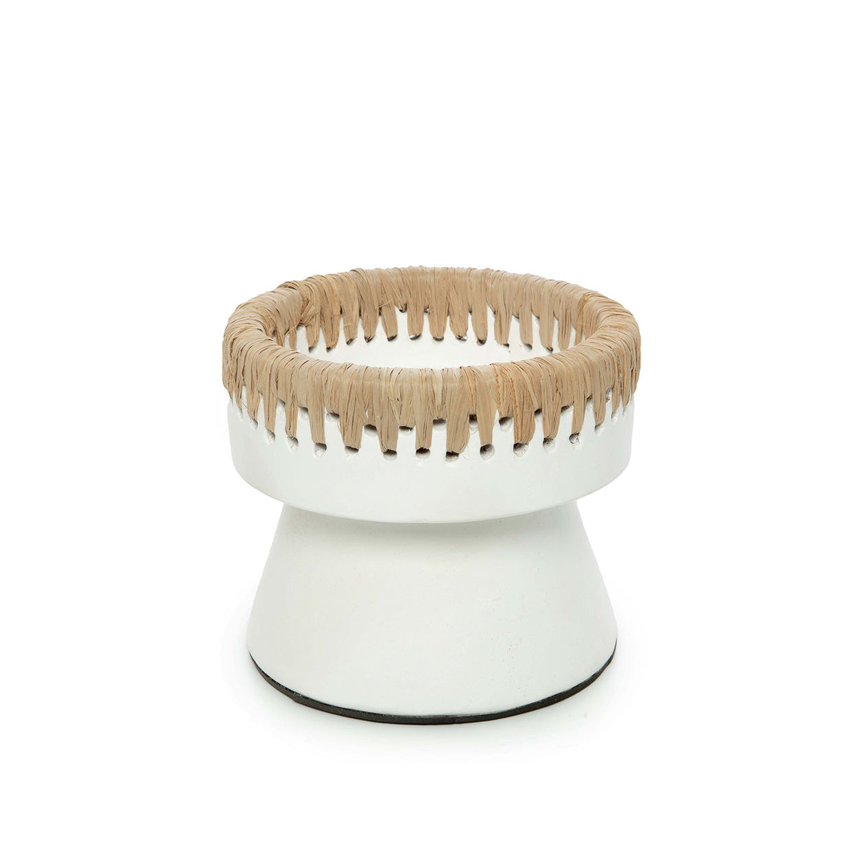 Kandelaar Keekos Raffia Naturel H12 cm