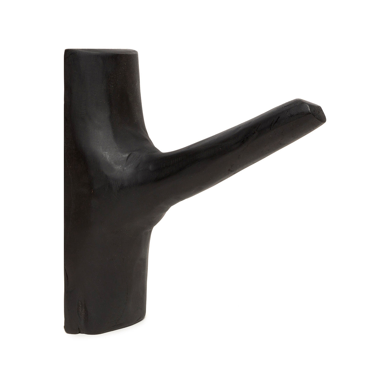 Wandhaak Slimang Teak Zwart