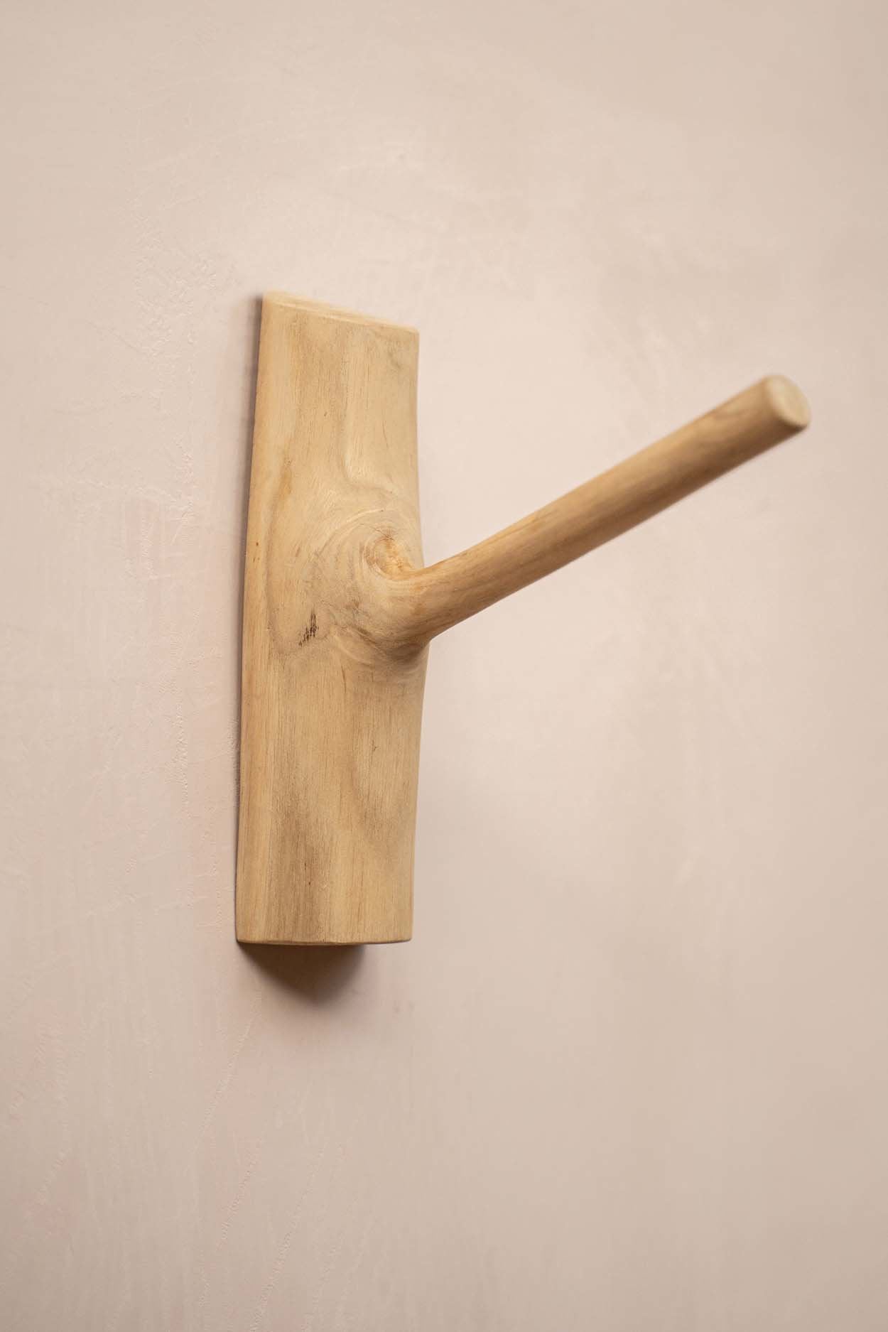 Wandhaak Nalvona Teak Naturel - Afbeelding 4