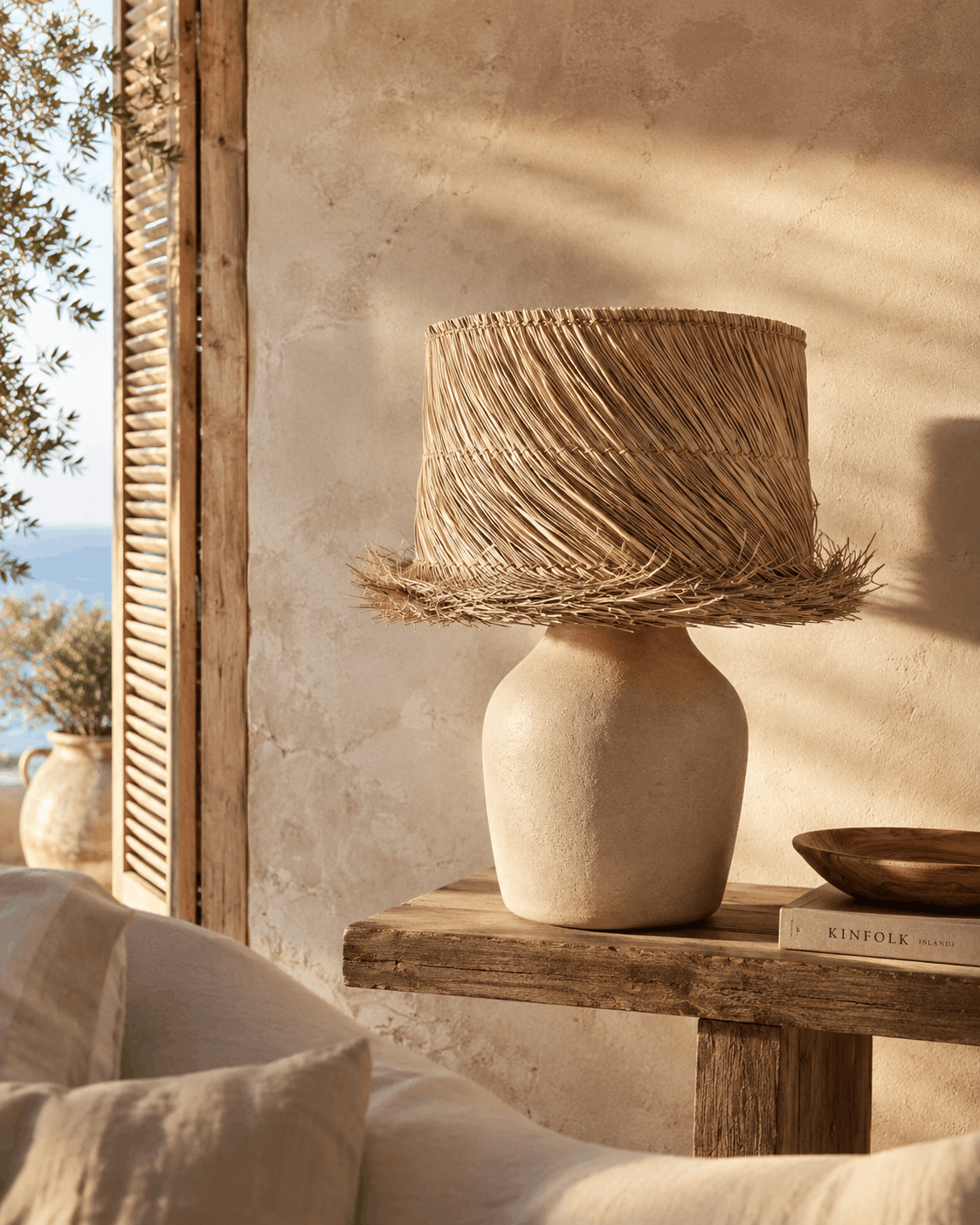 Tafellamp Groornum Naturel - Afbeelding 2