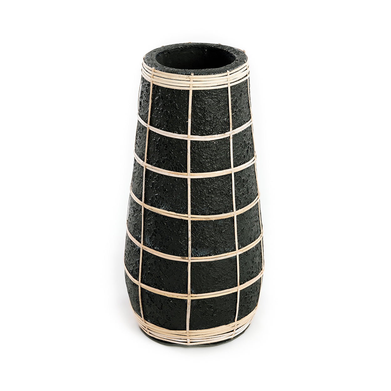 Vaas Klannes Rotan Naturel H31 cm