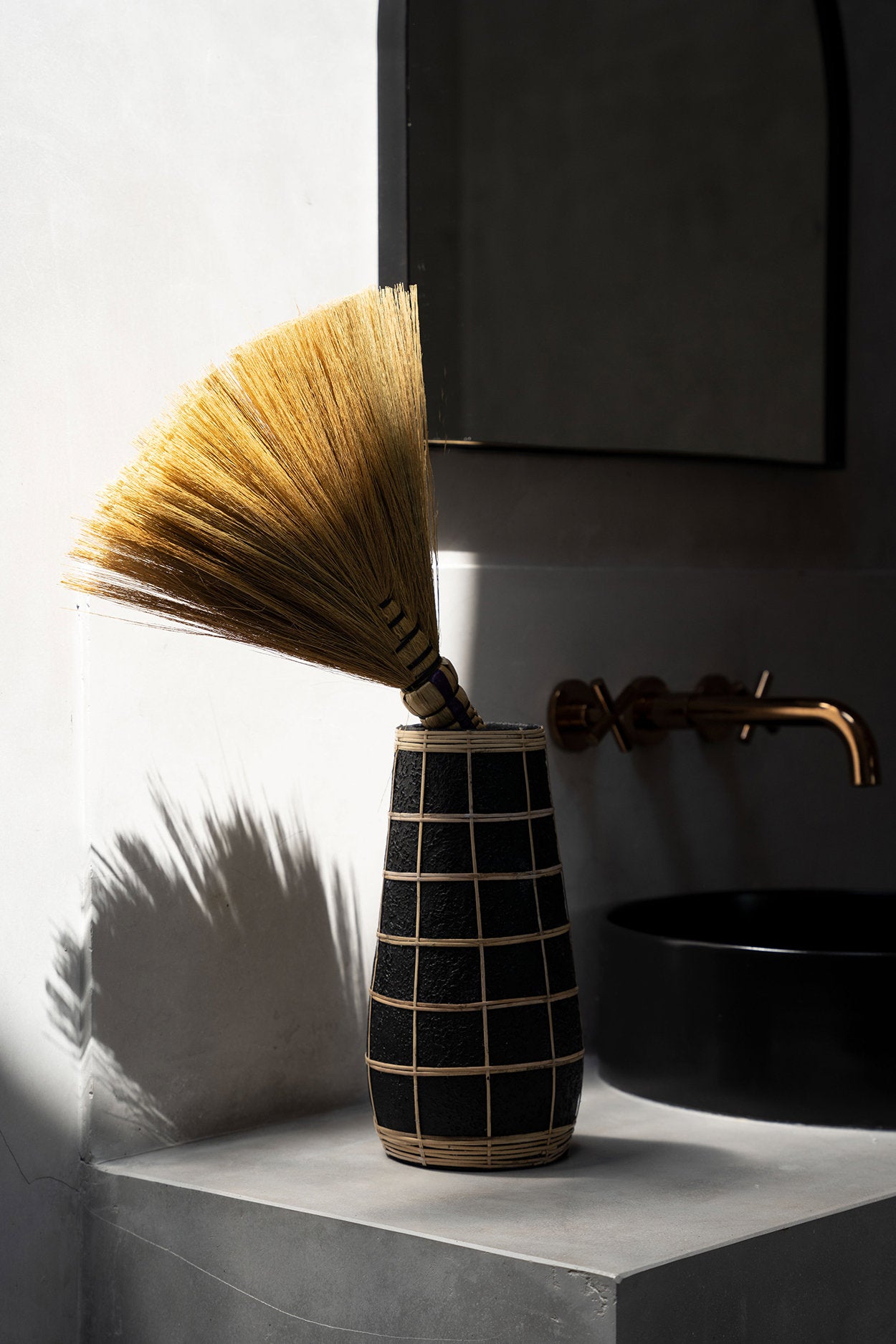 Vaas Klannes Rotan Naturel H31 cm - Afbeelding 3