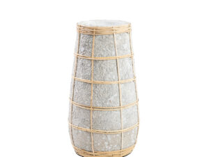 Vaas Niessis Rotan Naturel H26 cm