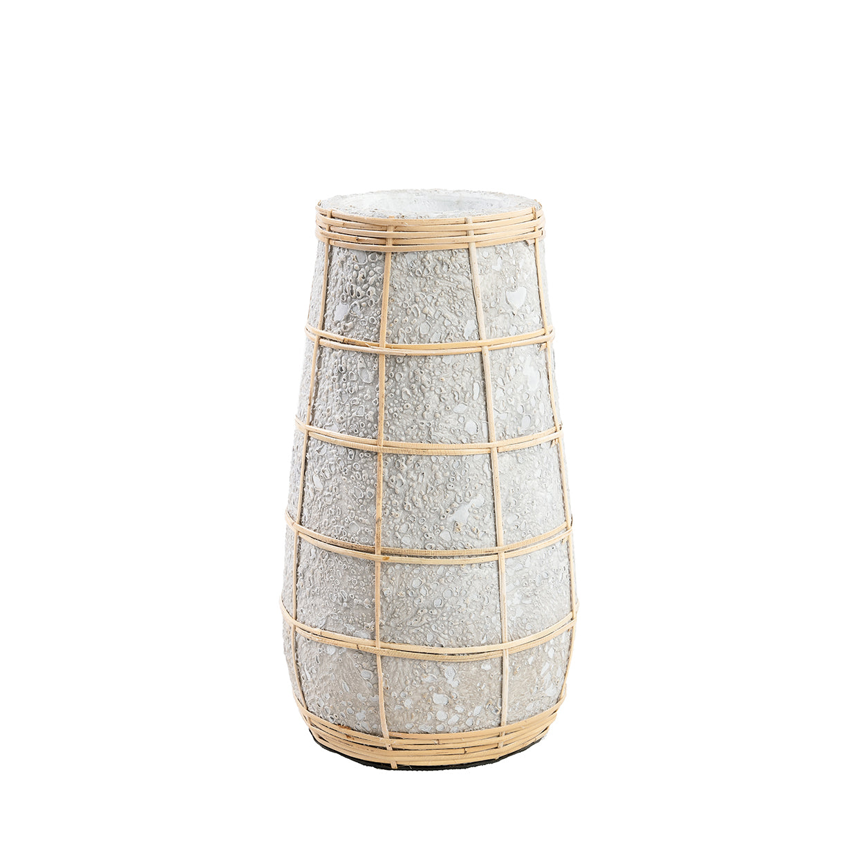 Vaas Niessis Rotan Naturel H26 cm