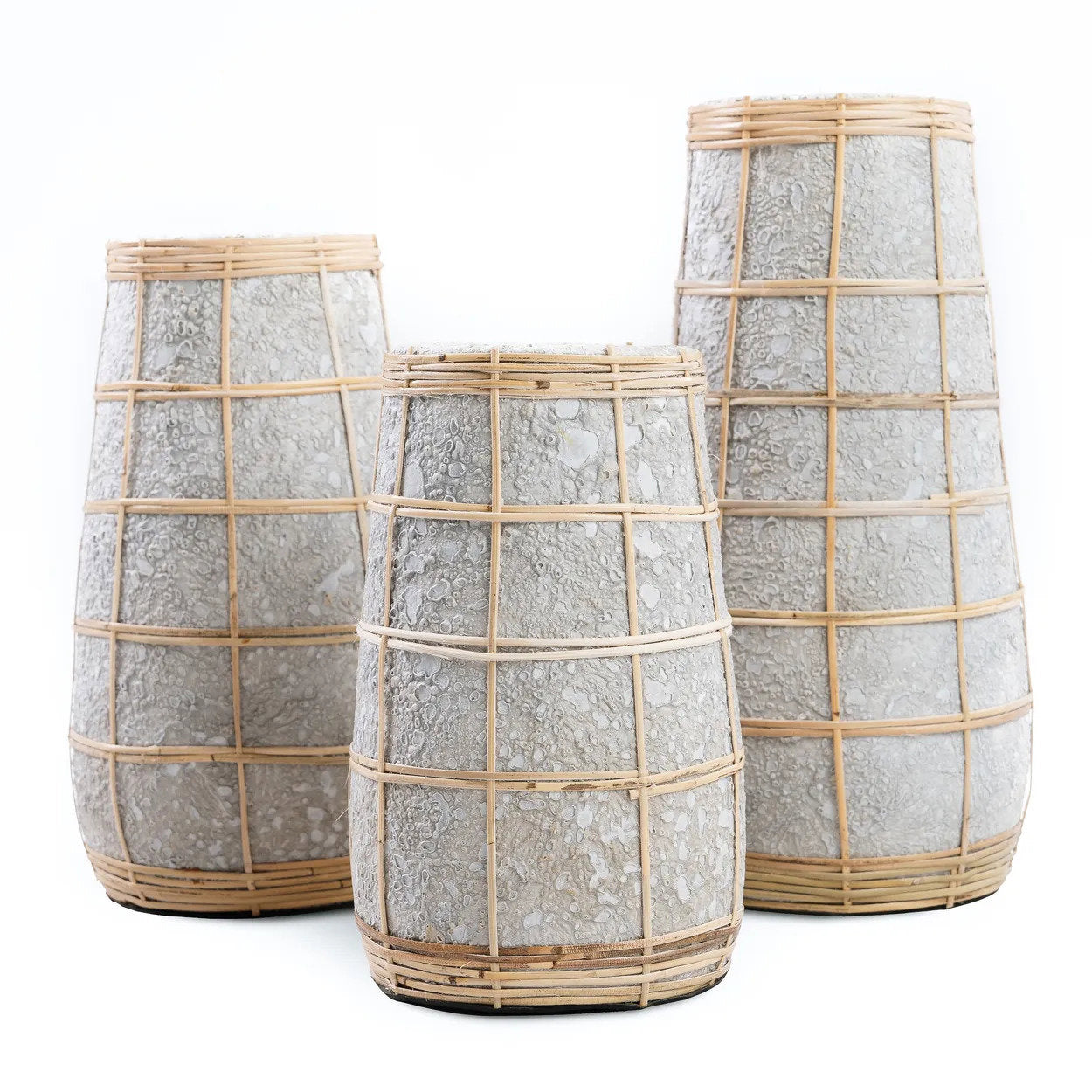 Vaas Niessis Rotan Naturel H26 cm - Afbeelding 6