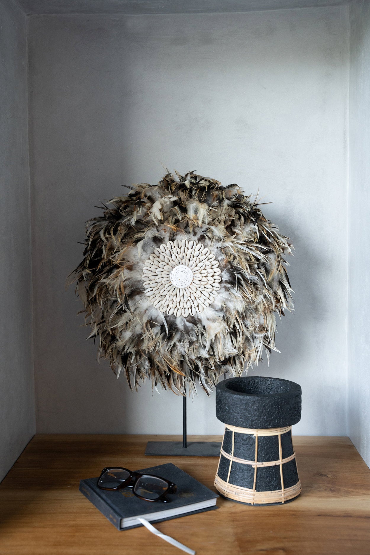 Kaarsenhouder Tratos Rotan Zwart - Afbeelding 2