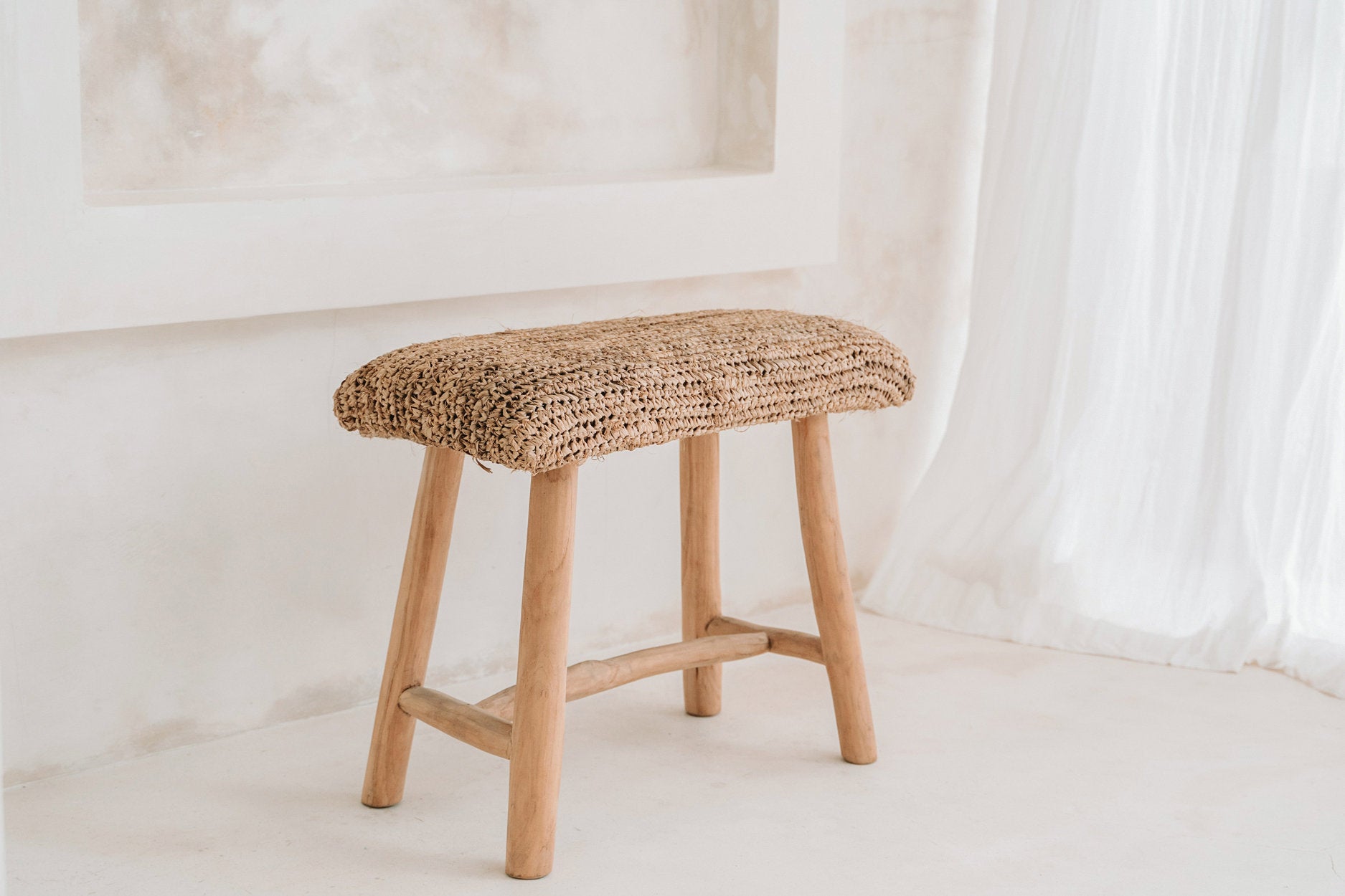 Bank Prevo Teak Naturel - Afbeelding 5