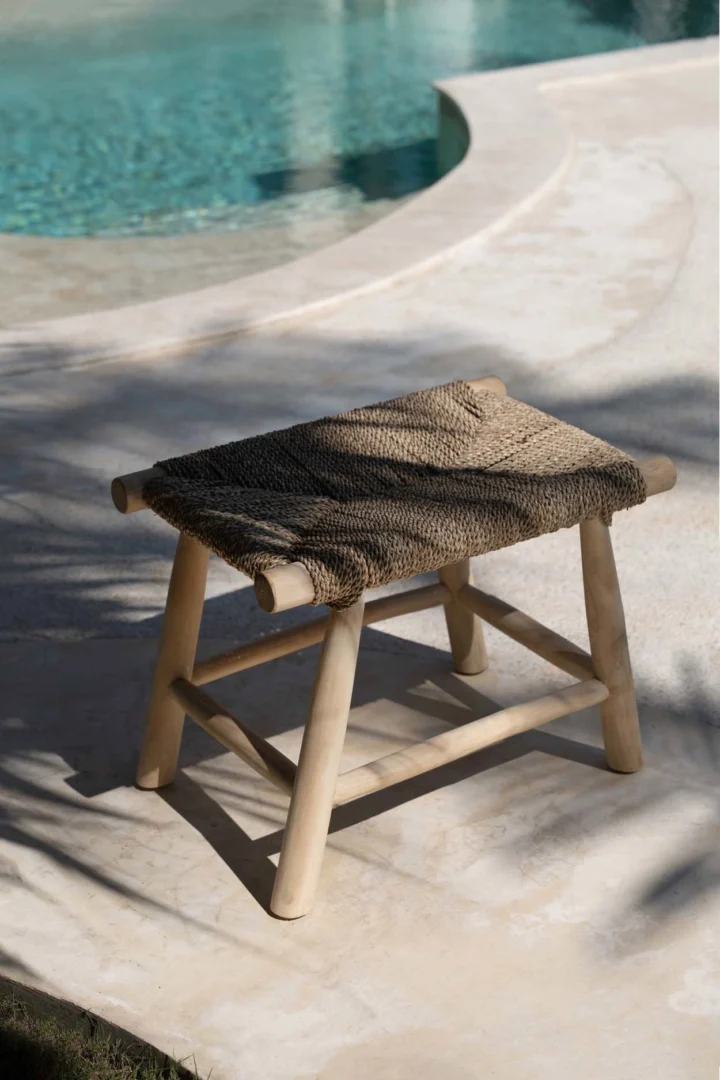 Zeegraskruk Heirmello Teak Naturel - Afbeelding 5