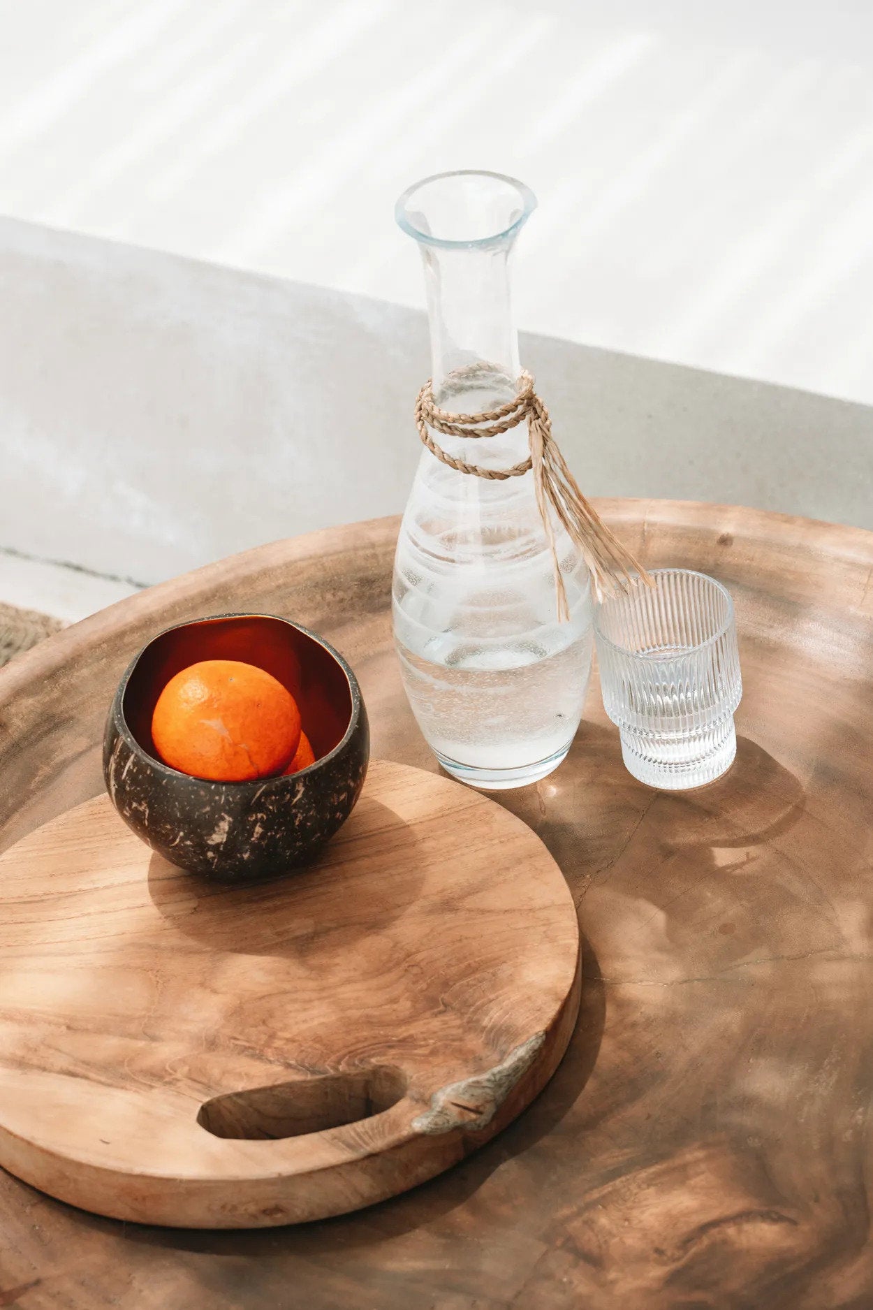 Dienblad Cumaro Teak Naturel - Afbeelding 4