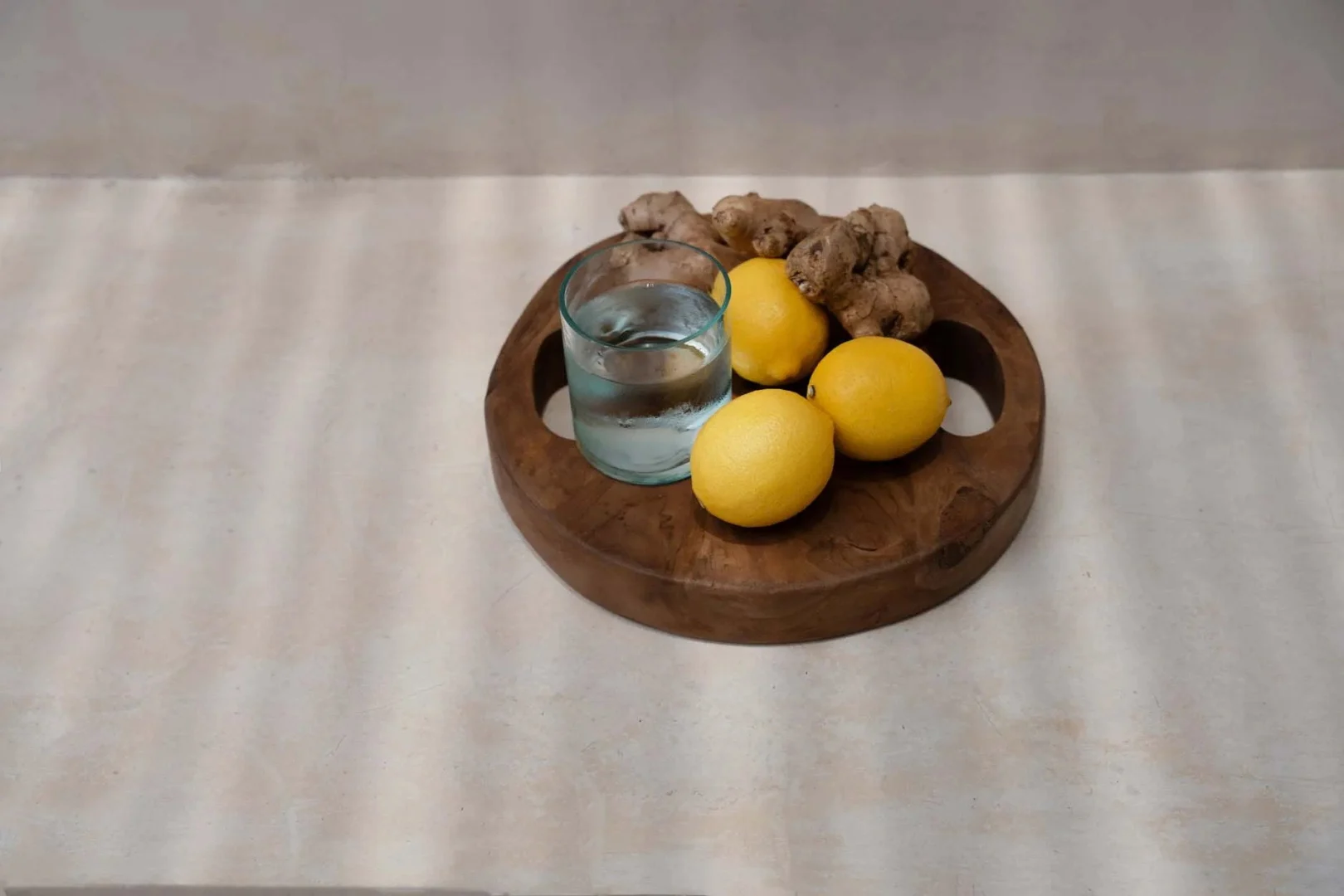 Dienblad Brukik Teak Naturel - Afbeelding 2