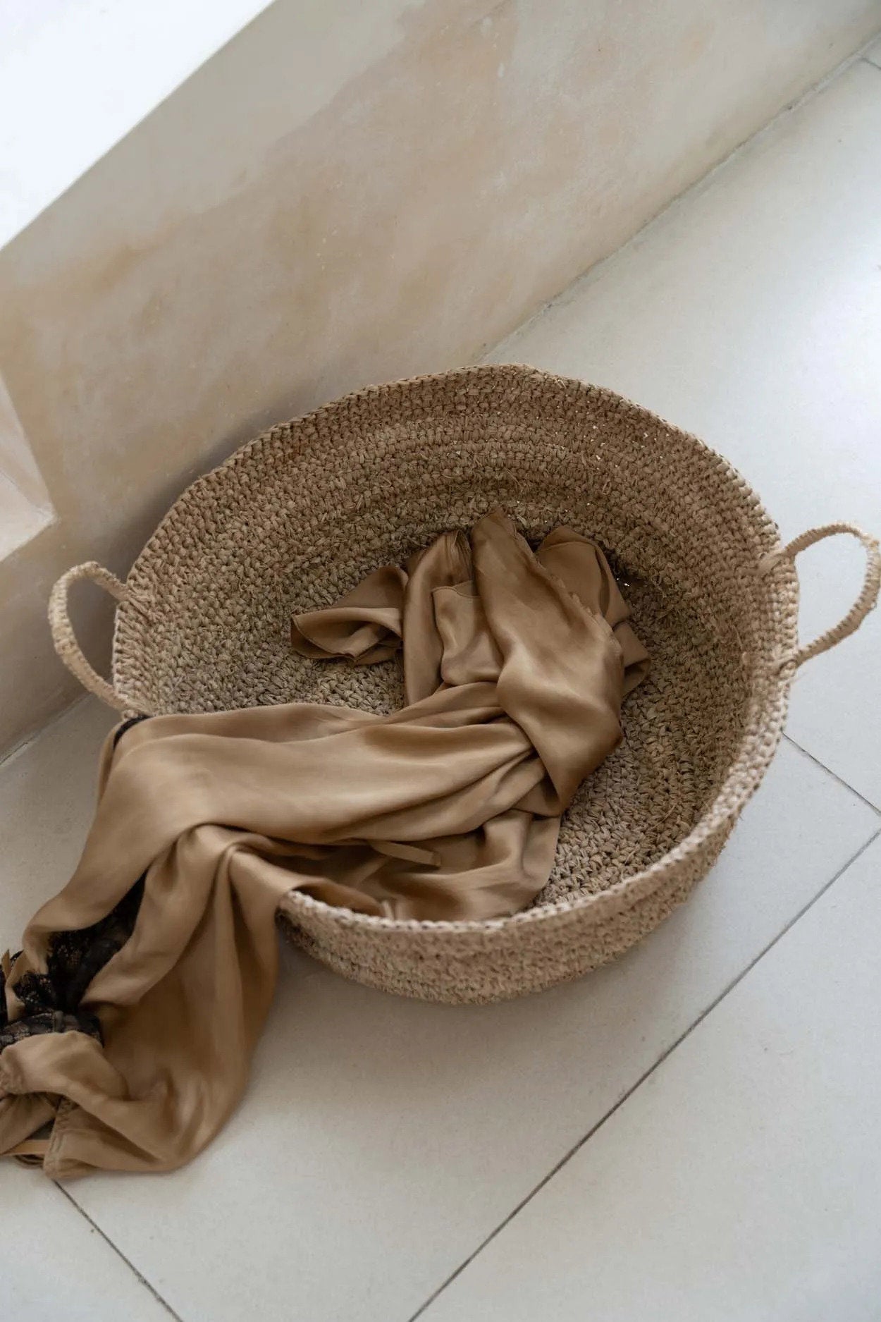 Mand Piennund Raffia Naturel - Afbeelding 2