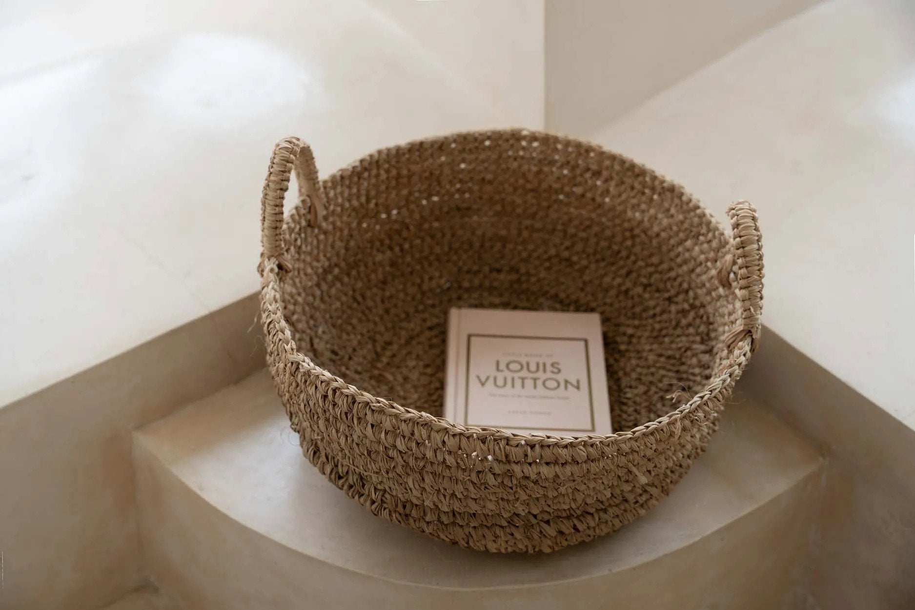 Mand Piennund Raffia Naturel - Afbeelding 3