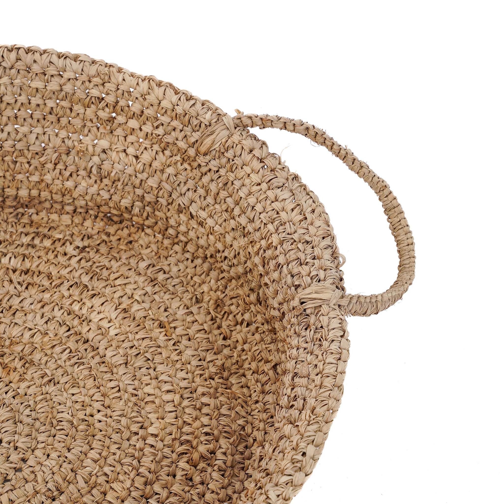 Mand Piennund Raffia Naturel - Afbeelding 6