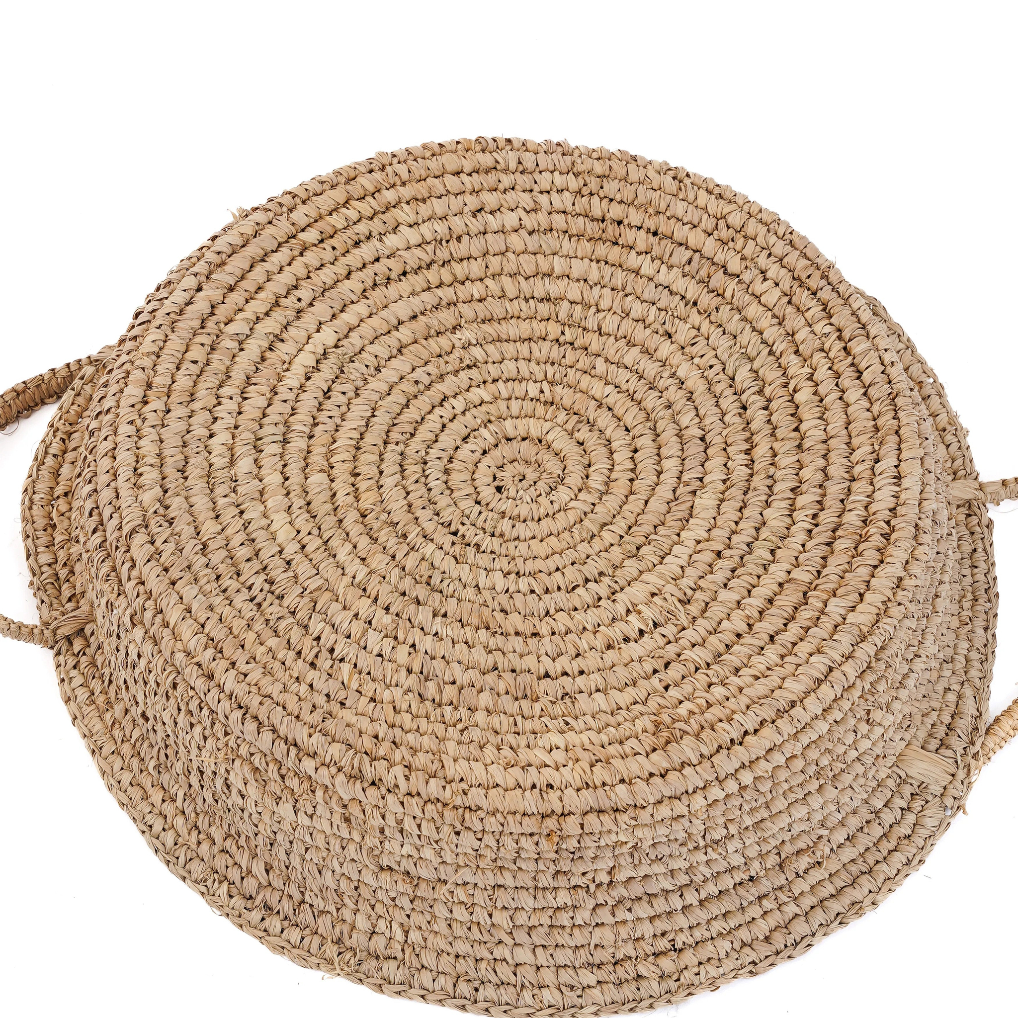 Mand Piennund Raffia Naturel - Afbeelding 7